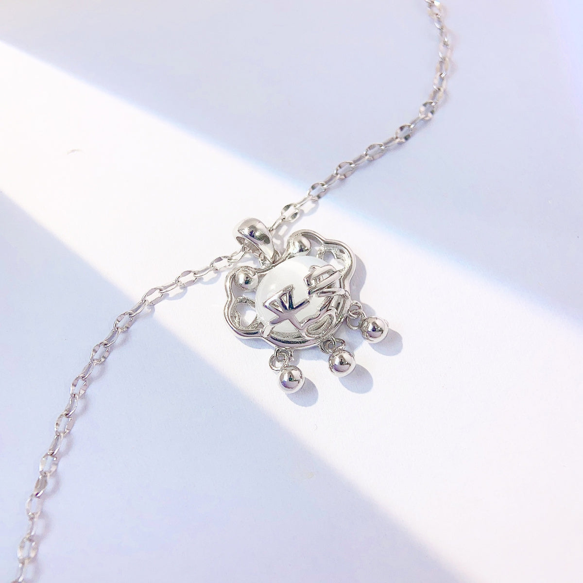 Ruyi Safety S925 Sterling Silver Pendant Necklace