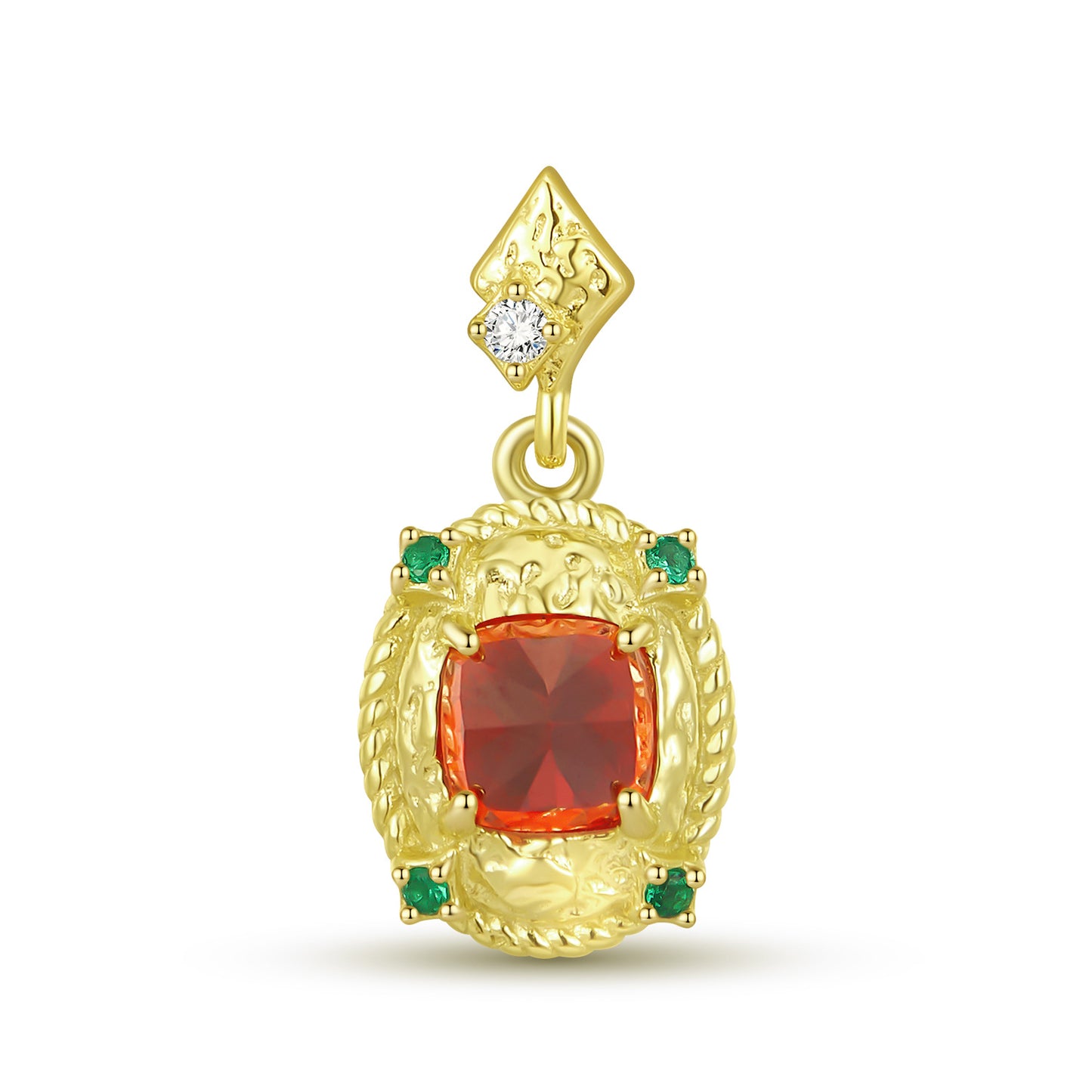 Planderful Everyday Genie Necklace – Creative Gothic Retro Style with S925 Silver and Gold Finish