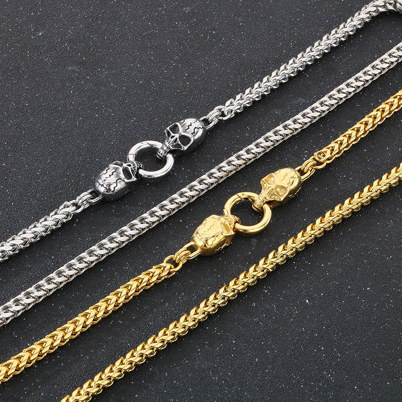 Planderful Collection Snake Necklace For Men Retro Punk