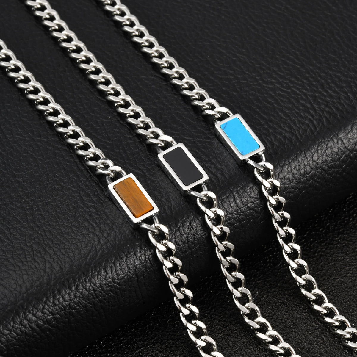 Turquoise Stainless Steel Bracelet