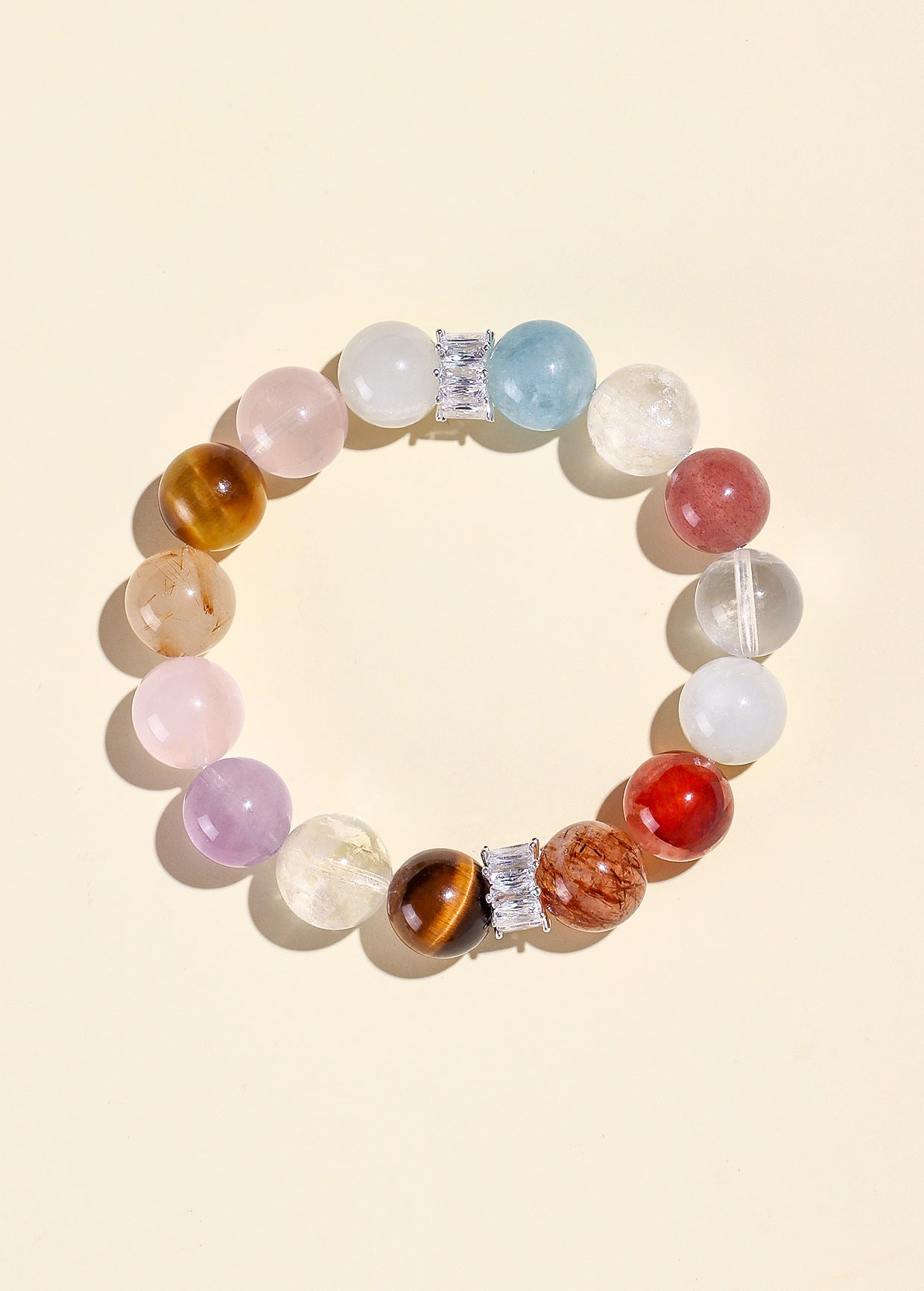 Planderful Fortune's Favor Bracelet – Elegant Crystal Beaded Design