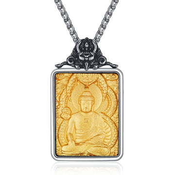 Steel Necklace - Elegant Zodiac Saints Pendant