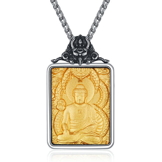 Steel Necklace - Elegant Zodiac Saints Pendant