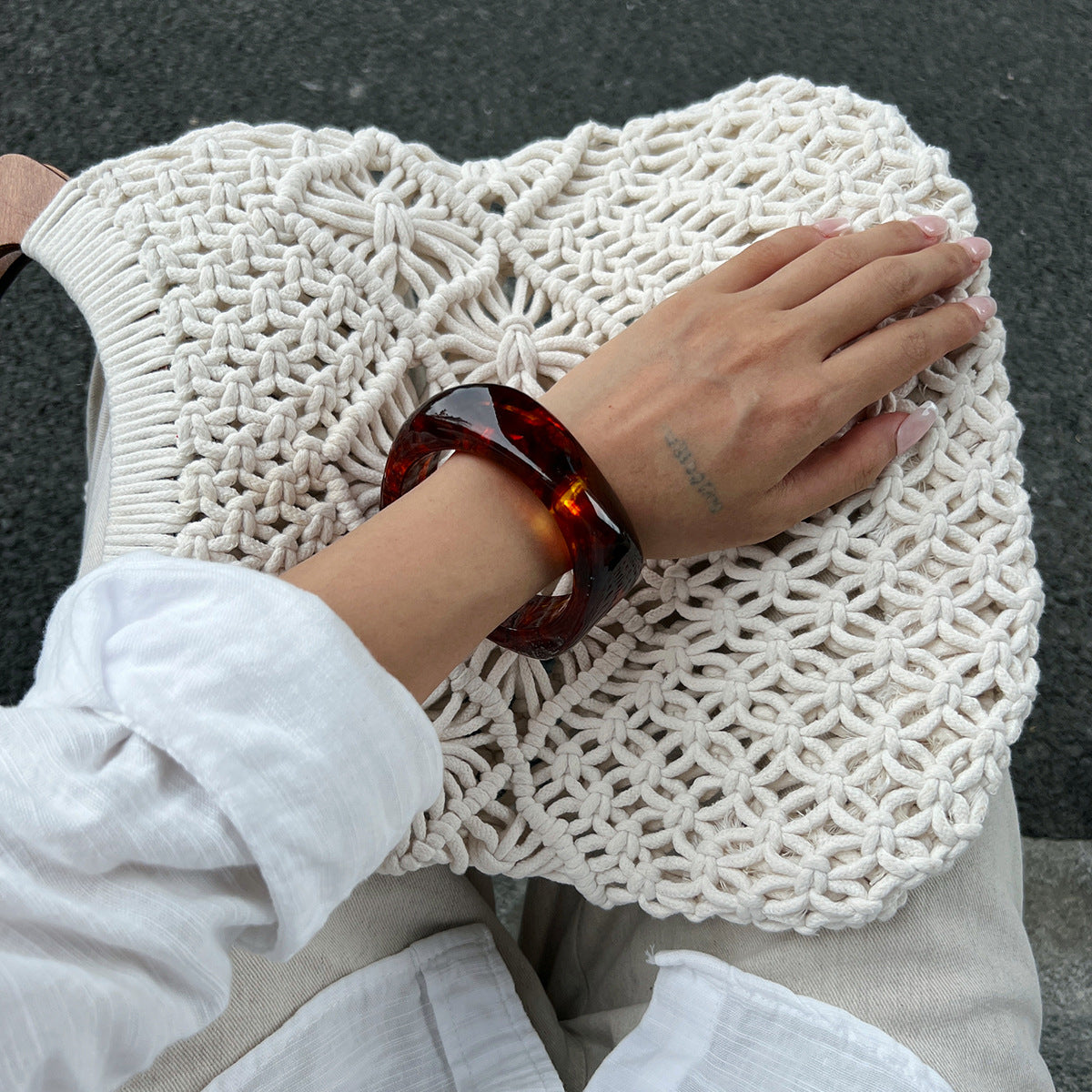 Planderful Vienna Verve Personalized Polygonal Bracelet For Women Statement Piece