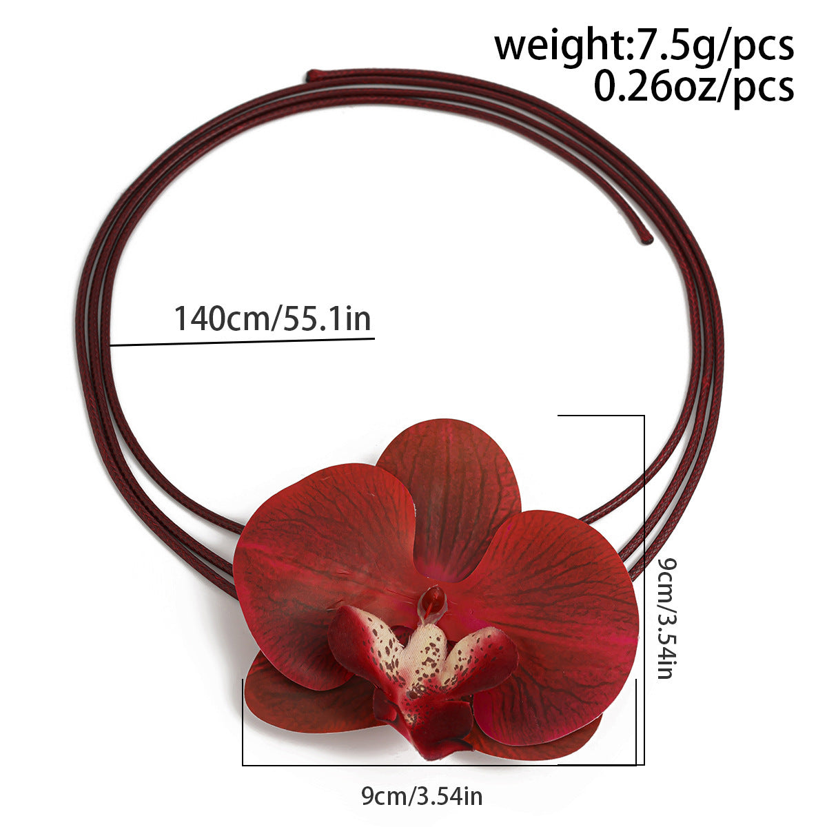 Phalaenopsis Flower Wrap Choker