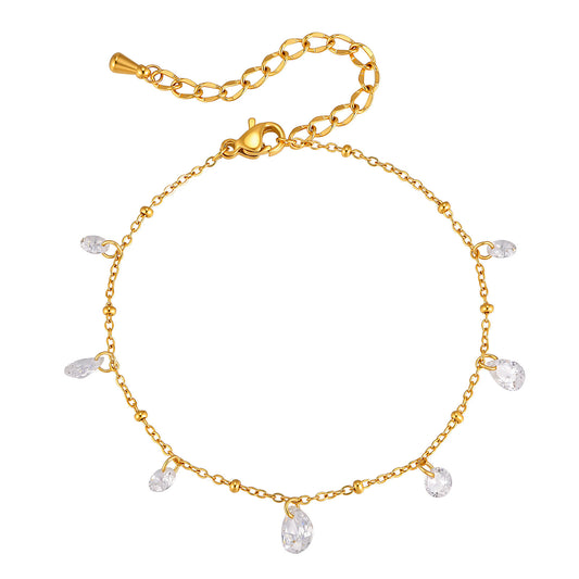 Zircon Stainless Steel Bracelet