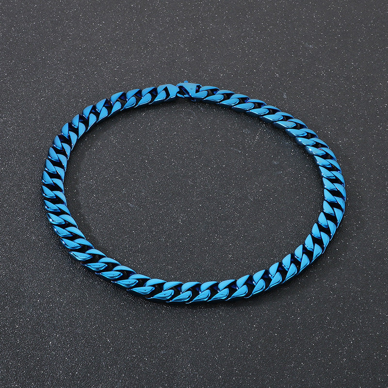 Planderful 15mm Titanium Steel Cuban Chain Necklace For Men