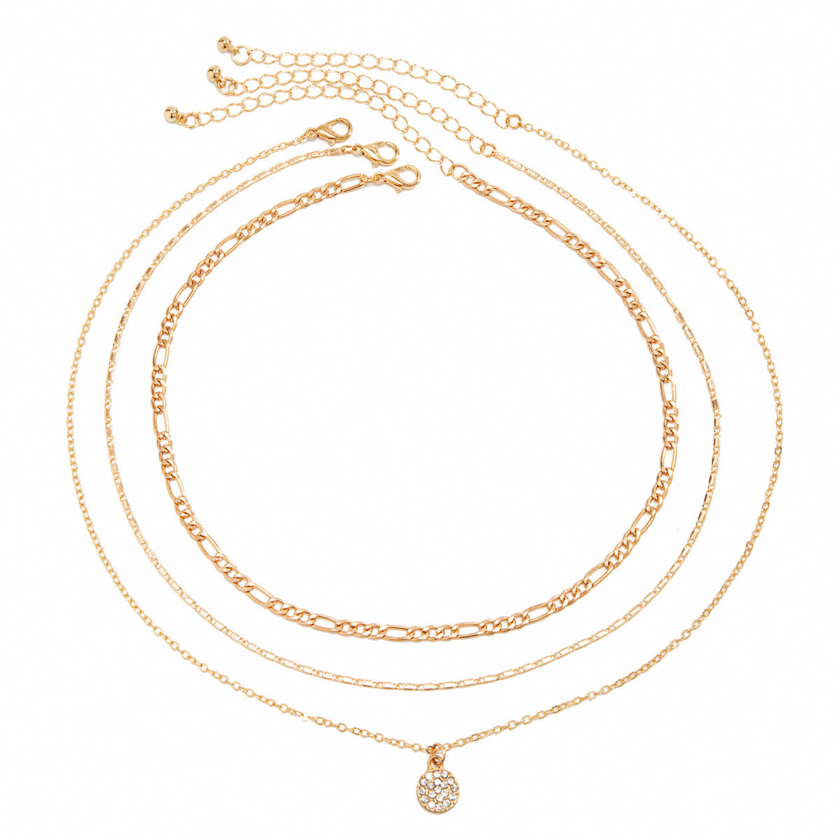 European and American Cross-border Classic Rhinestone Pendant Necklace with Imitation Pearls and Tassels