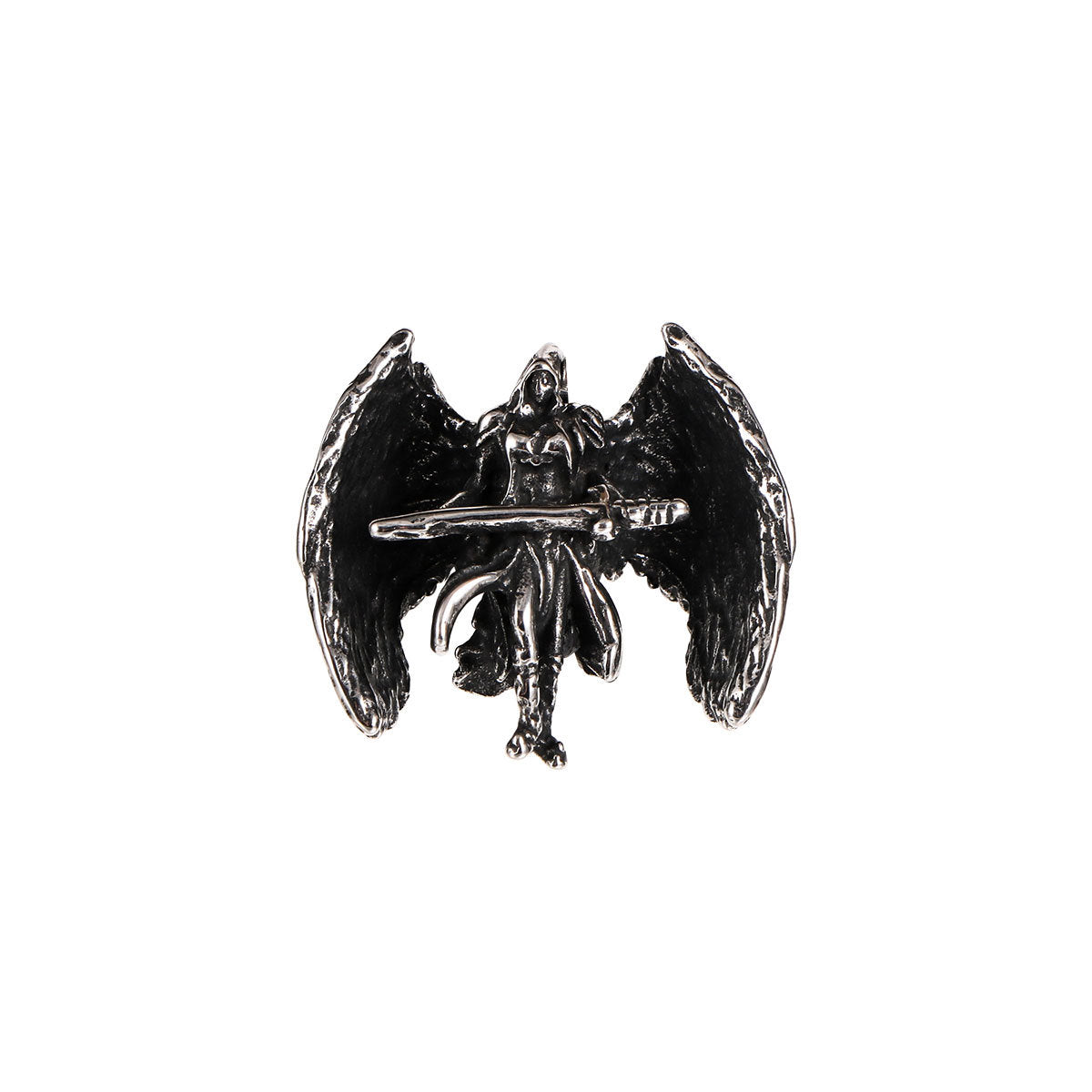 Halloween Necklace – Trial Angel Men's Stainless Steel Pendant Pendant