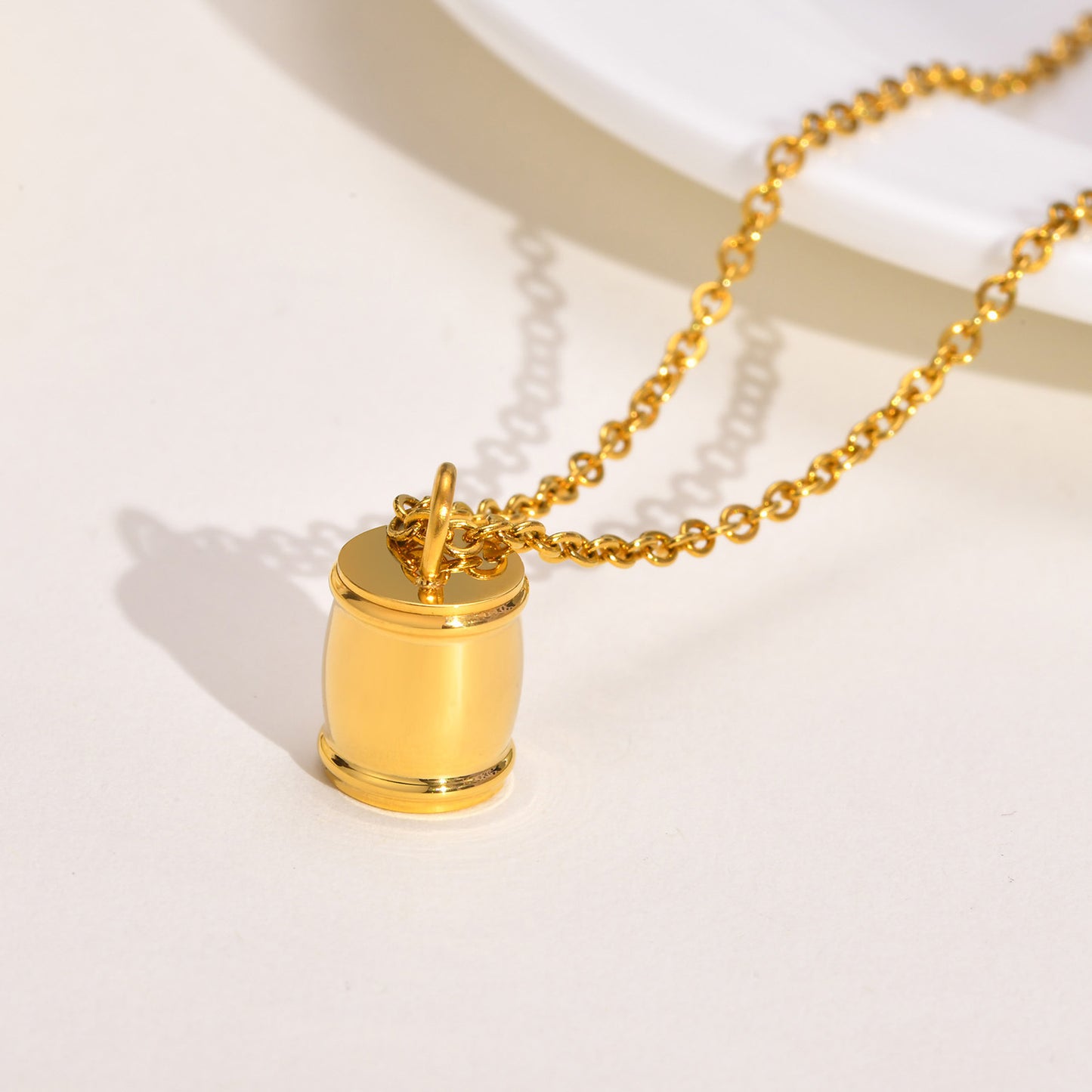 Cross-Border Jewelry Commemorative Pendant Necklace Small Jar Urn