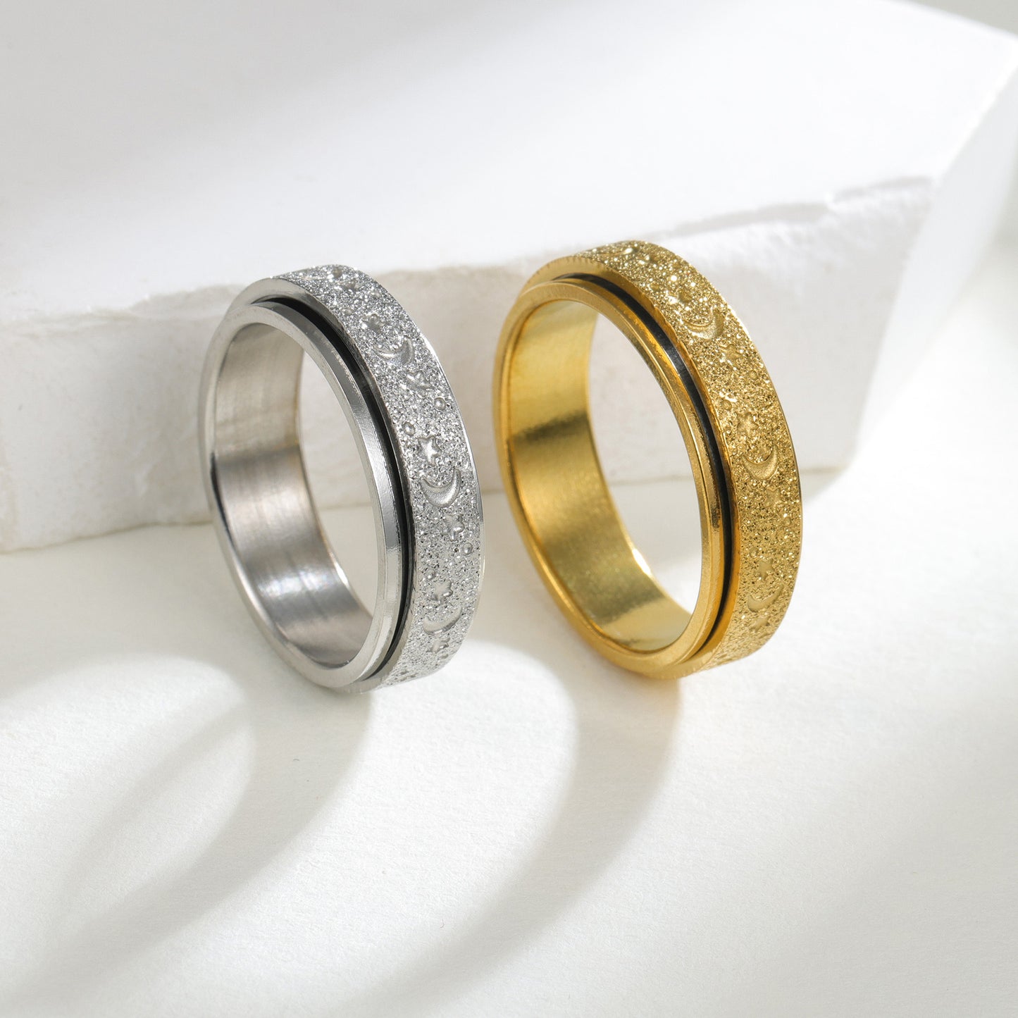 Planderful Anti Anxiety Ring Rotatable For Men And Women