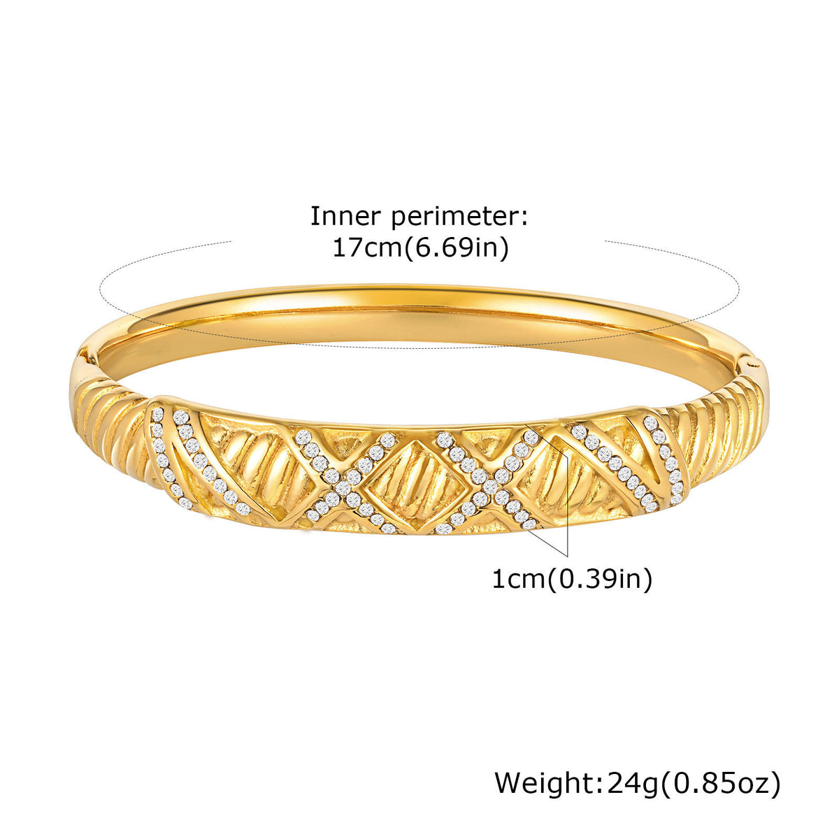 Braided Stainless Steel Bracelet for Women