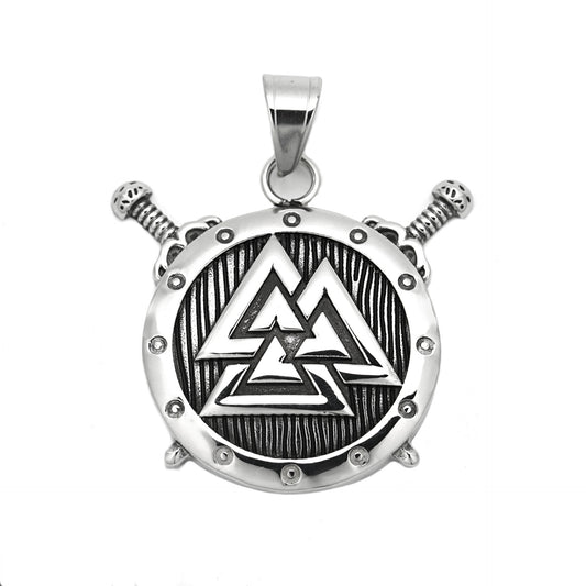 Steel Necklace - Vintage Nordic Celtic Knot
