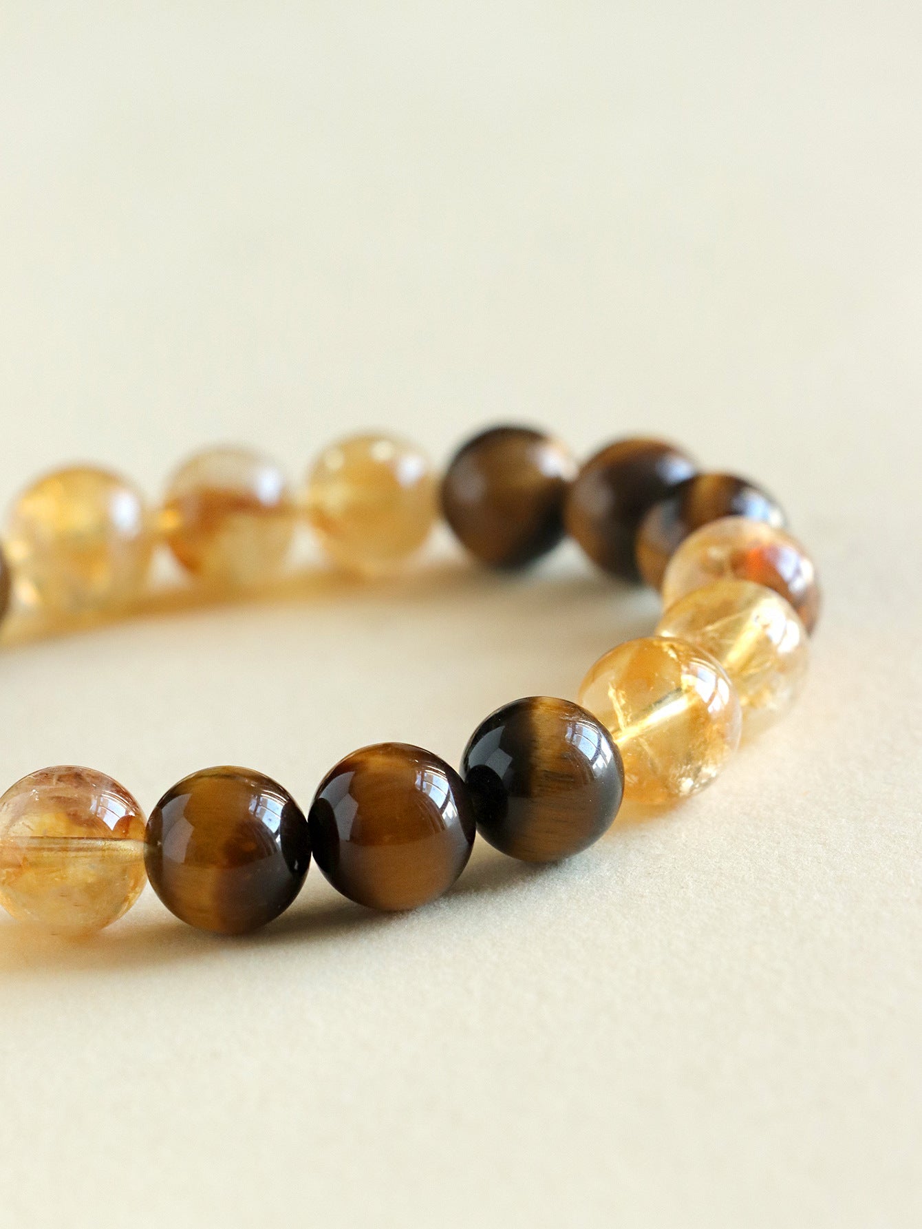 Planderful Fortune's Favor Bracelet – Premium Yellow Tiger Eye Gemstone