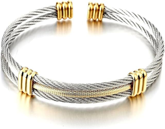 Planderful Everyday Genie Stainless Steel Woven Bracelet Unisex Hip Hop Punk Premium Style