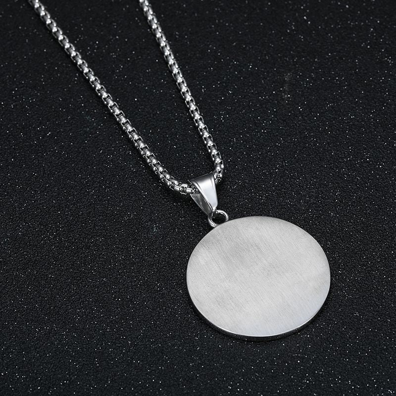 Steel Necklace – Elegant Templar Knights Pendant
