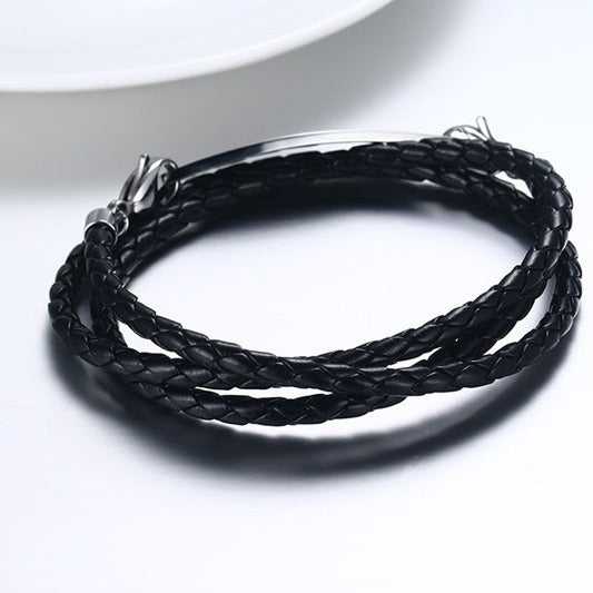 Manufacturer Spot Wholesale Titanium Steel Medical Logo Jewelry for Men