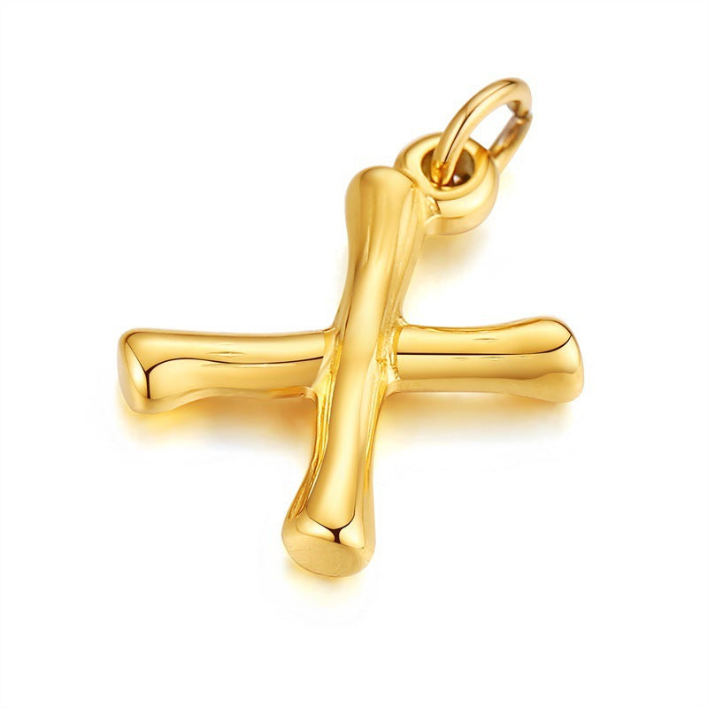 Cross-Border Popular Titanium Steel Letter Necklace Fashion