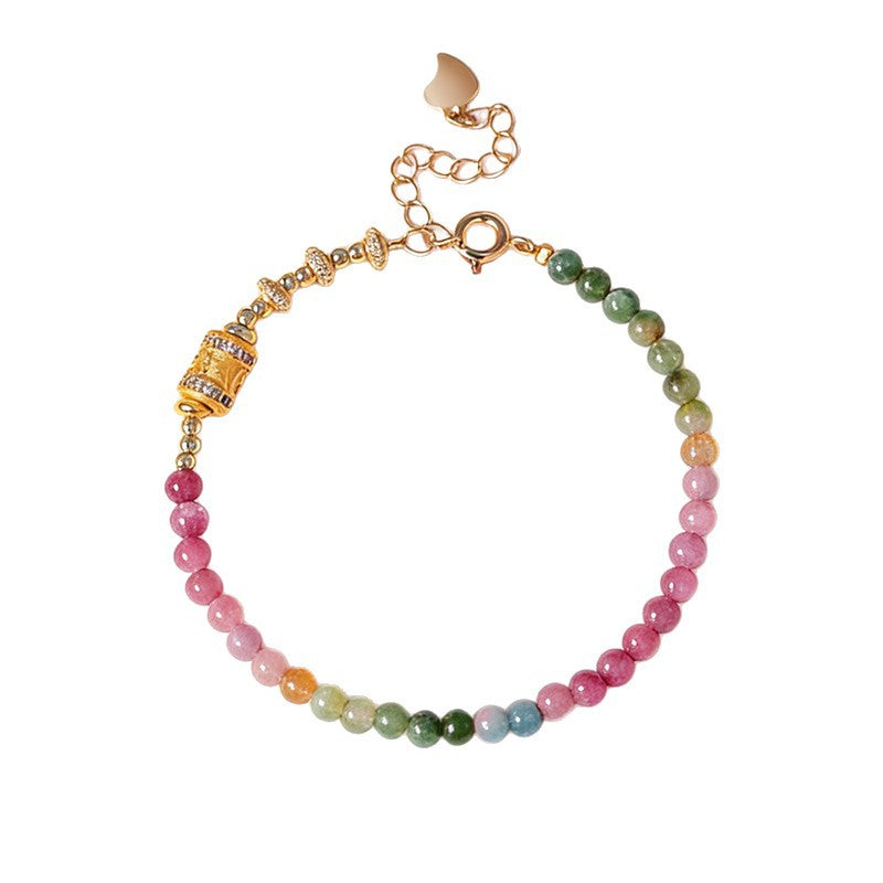 Freshwater Pearl Tourmaline Pearl Bracelet