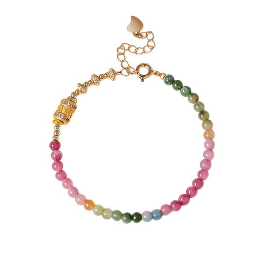 Freshwater Pearl Tourmaline Pearl Bracelet