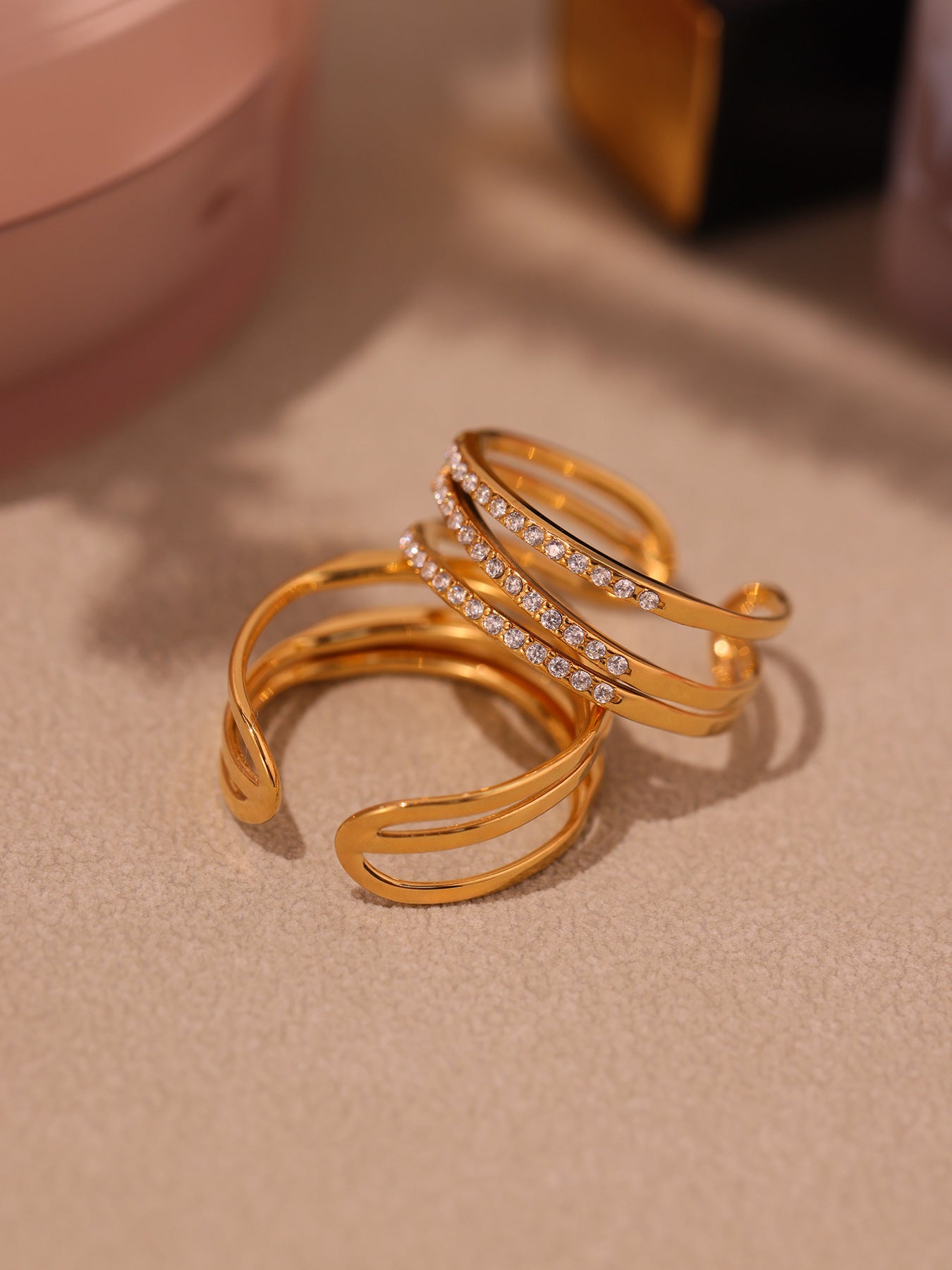 Planderful Everyday Genie Adjustable Zircon Ring Women