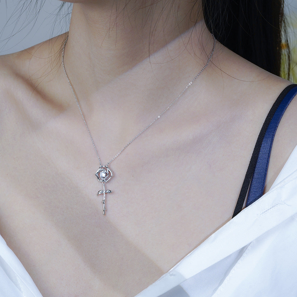 Niche Premium Sense s925 Sterling Silver Little Prince Necklace