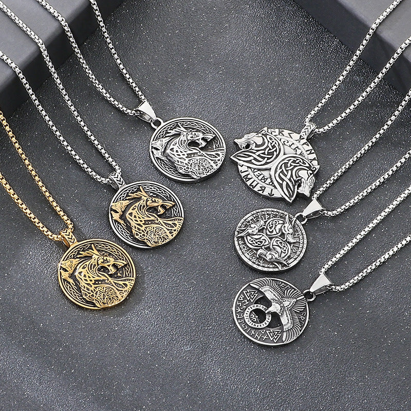 Planderful Celtic Knot Pendant Bold For Men Stainless Steel