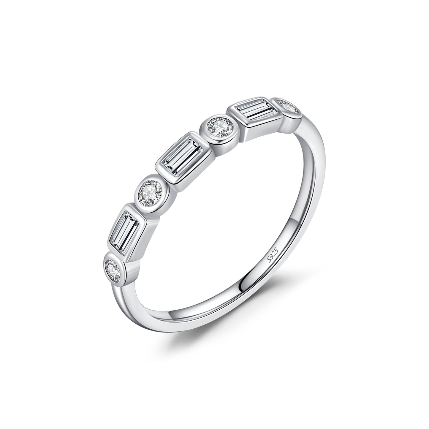 Planderful Everyday Genie Ring – Elegant Sterling Silver with Sparkling Zircon