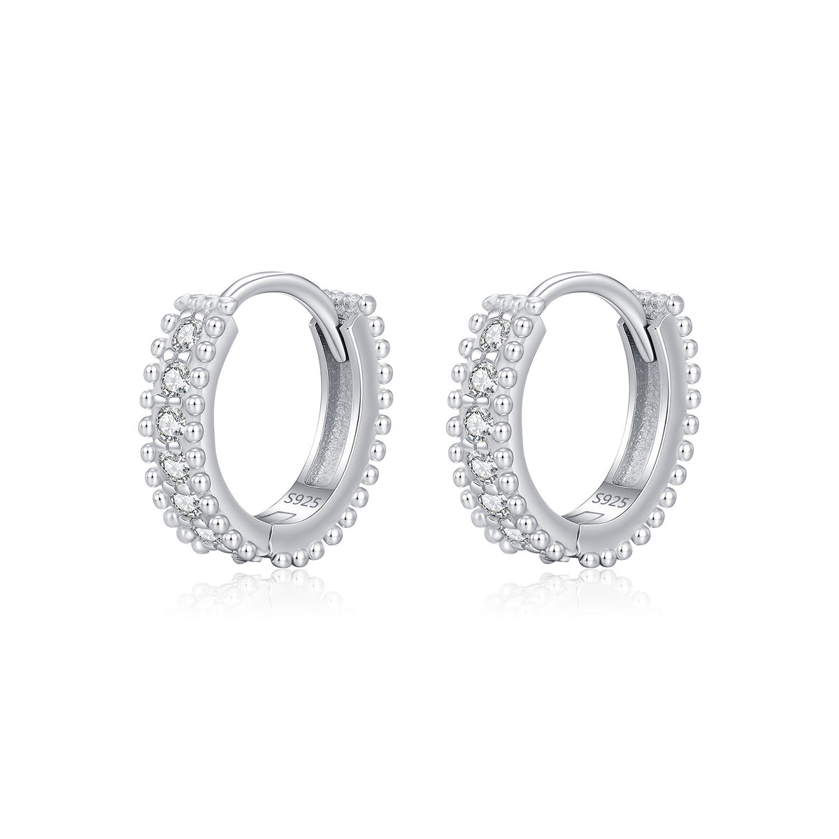 925 Sterling Silver Classic Moissanite Earrings