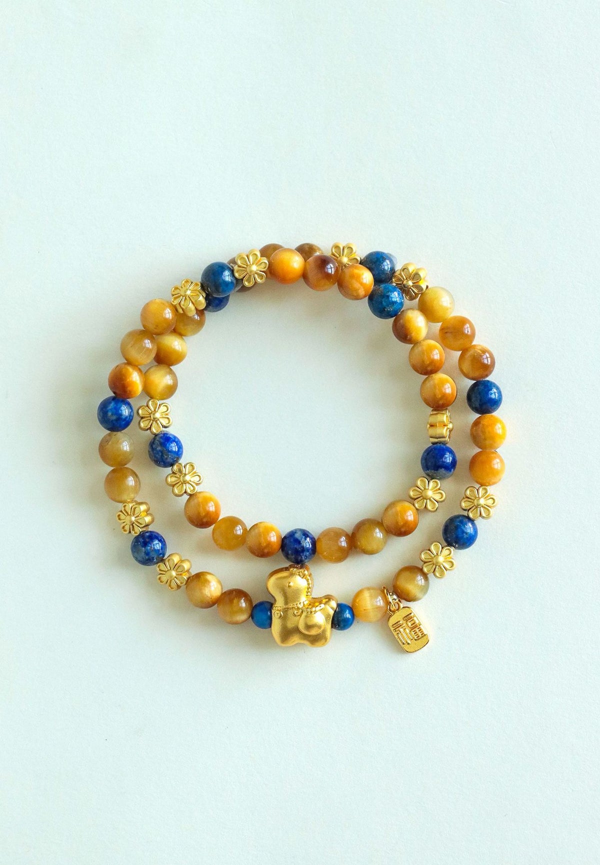 Lapis Lazuli Horse Eye Bracelet