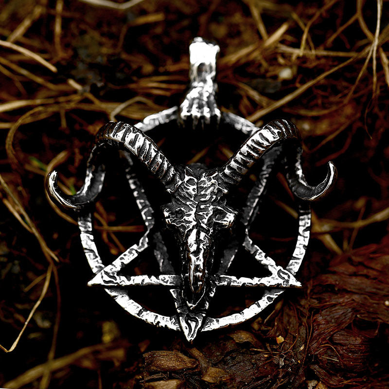 Stainless Steel Pendant – Pterosaur Satan Pendant. Necklace