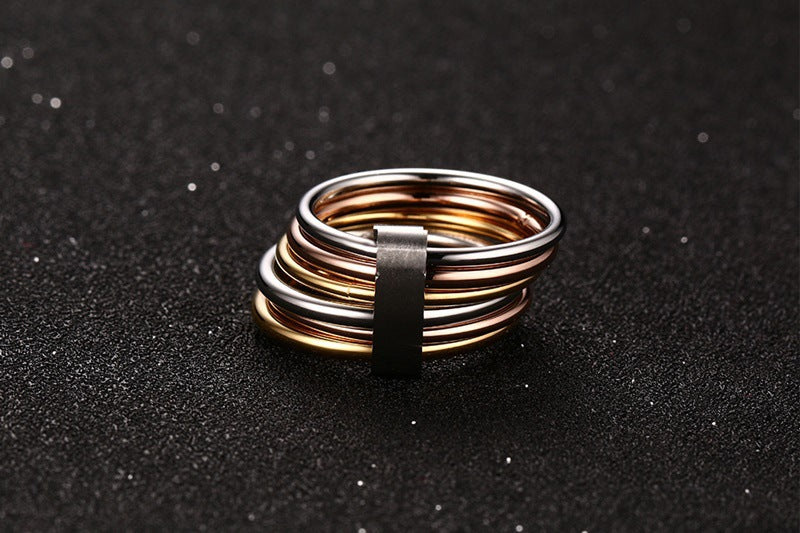 Wholesale of Japanese and Korean Jewelry Stainless Steel Ring