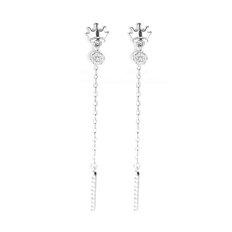 Crown Muse 925 Sterling Silver Women's Earrings