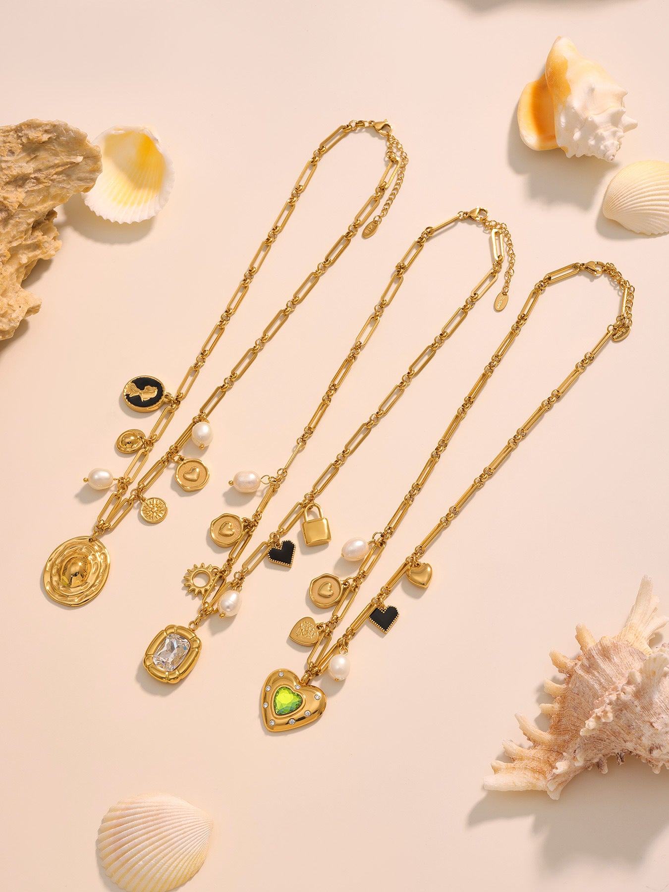 Planderful Everyday Genie For Women Zircon Necklace Pearl