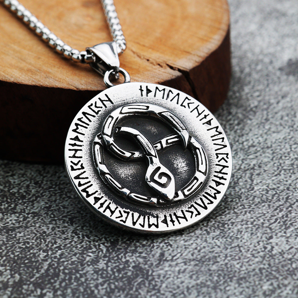 New European And American Gothic Style Titanium Steel Necklace