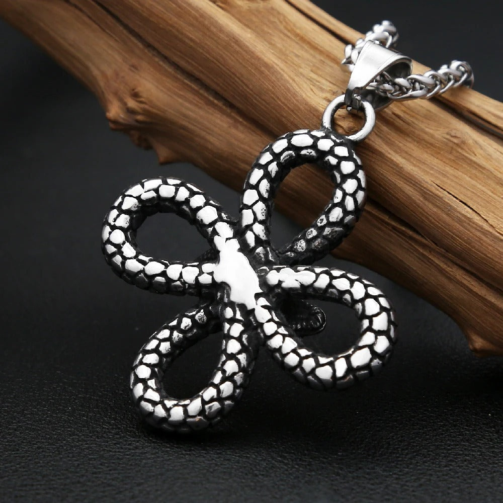 Punk Skull Cross Stainless Steel Men's Ring