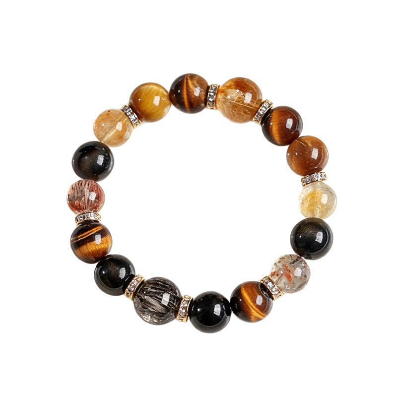 Amethyst Citrine Multigem Bracelet