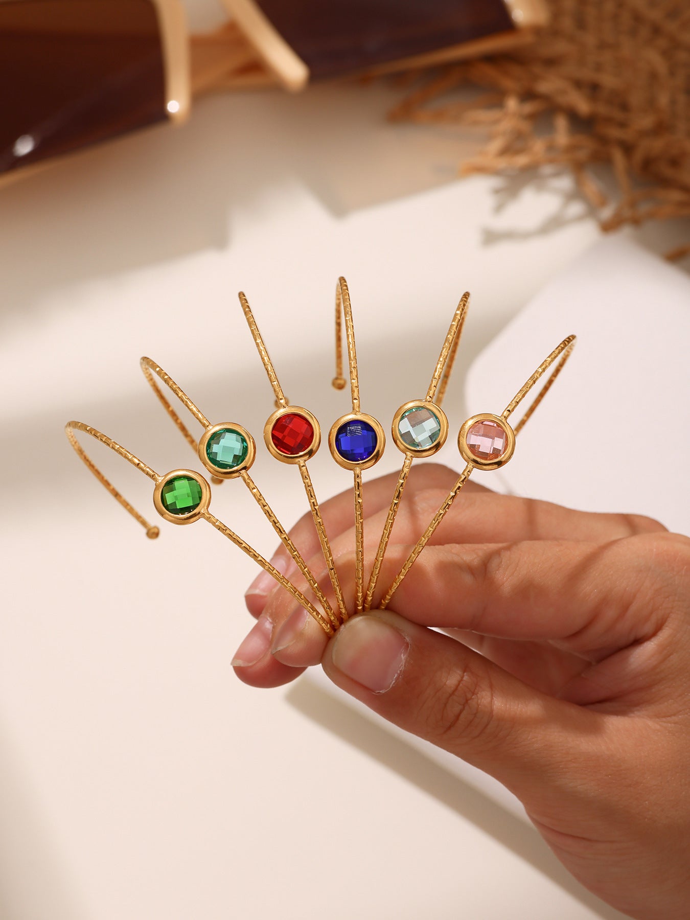 Planderful Round Cut Czech Glass Bracelet Fine Luxury Women