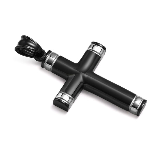Men's Daily Stainless Steel Cross Pendant Men's