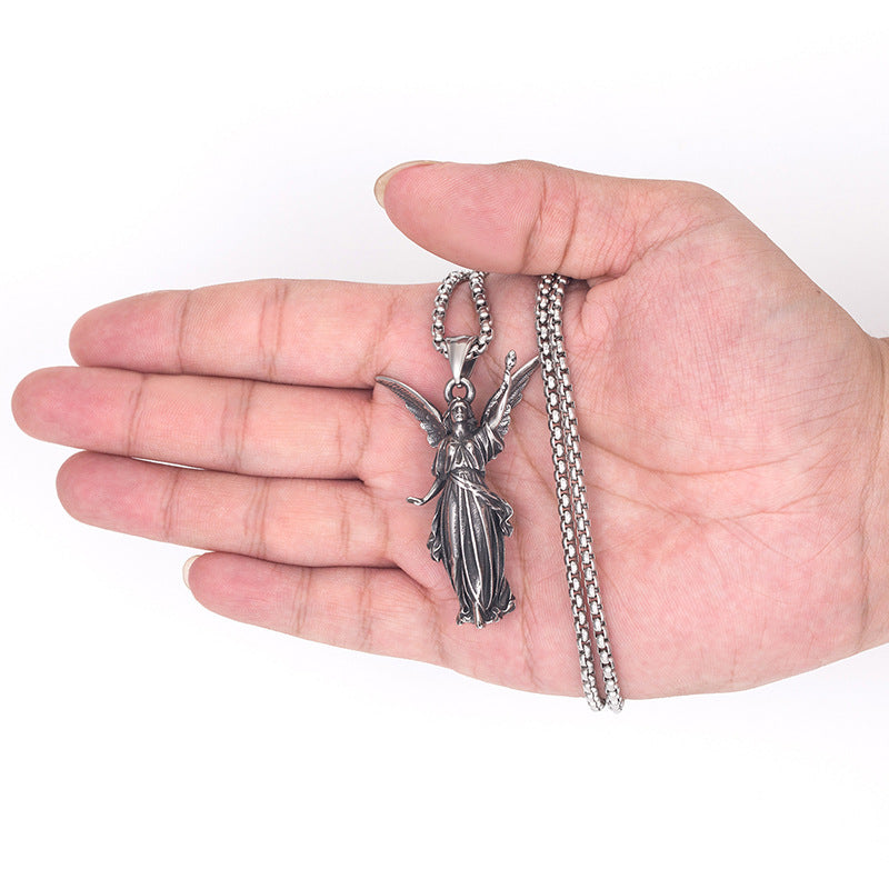 Steel Necklace – Luxury Men’s Hip Hop Chain For Everyday Streetwear And Casual Style