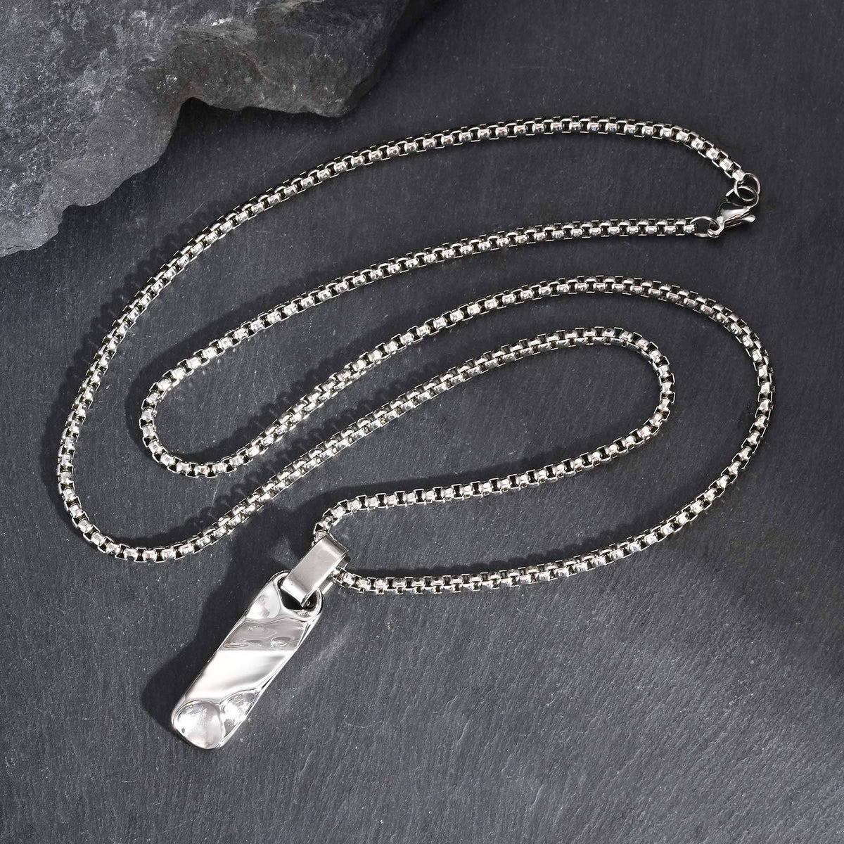 Geometric Stainless Steel Pendant Unisex