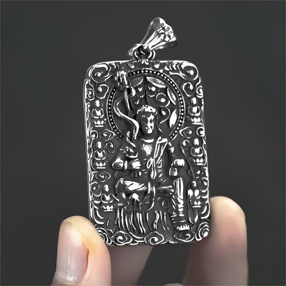 Vintage Buddhist Zodiac Pendant Necklace