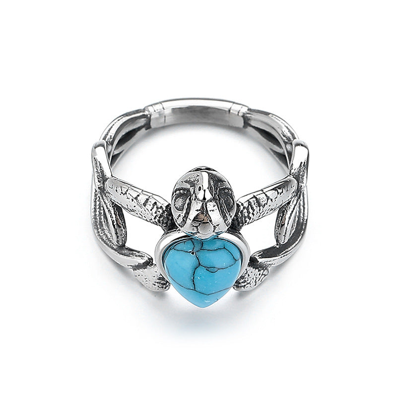 Turquoise Ring – Vintage Indian Style