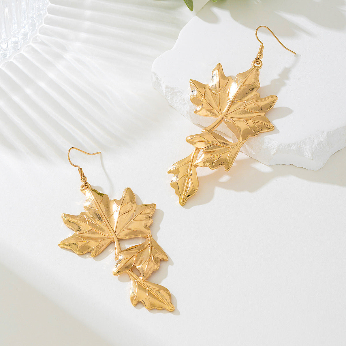 Planderful Vienna Verve Earrings – Exaggerated Chic Metal Design