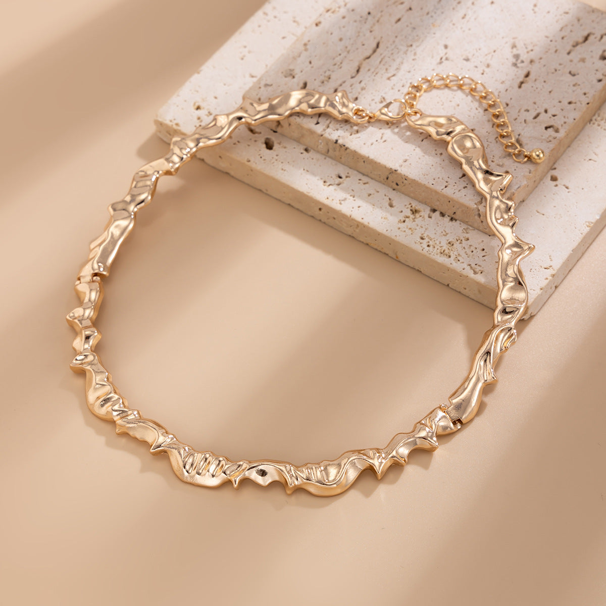 Planderful Vienna Verve Necklace – Unique Irregular Geometric Design