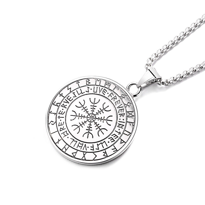 Stainless Steel Necklace - Elegant Tree of Life Pendant