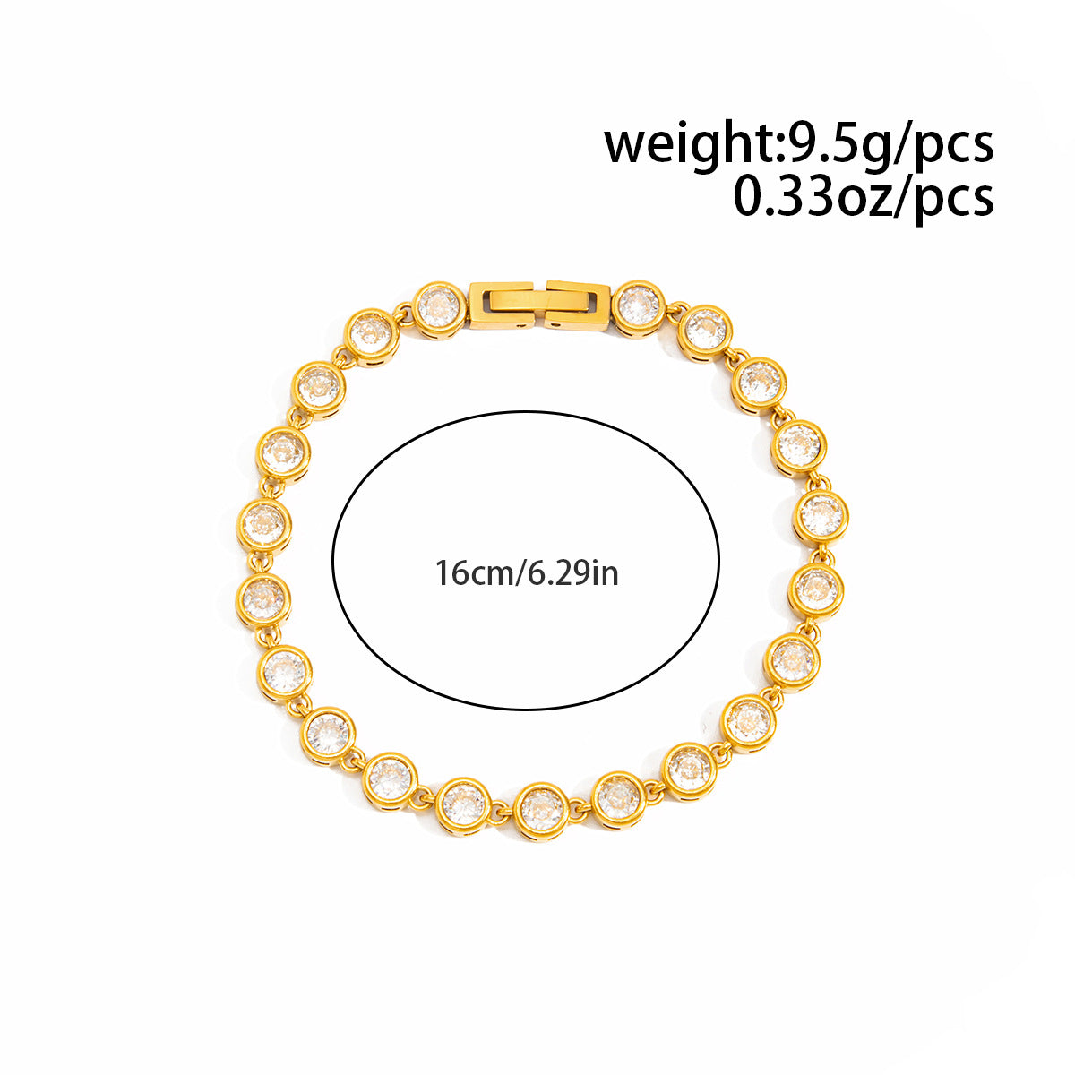 Serpentine Corrugated Star Zircon Opening Bracelet Stainless Steel Full Of Zircon