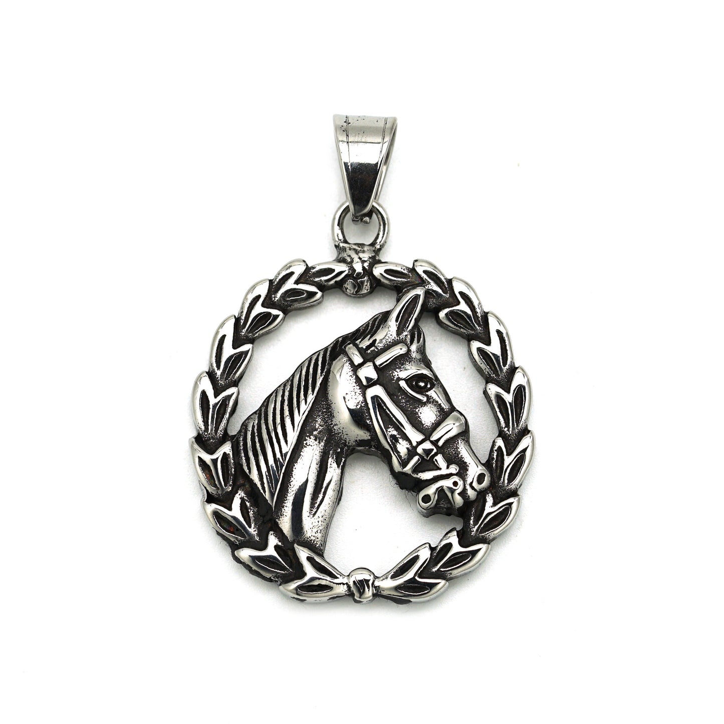 Steel Necklace – Vintage Horse Head Pendant