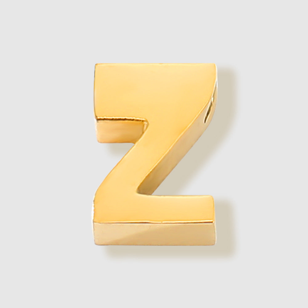 Planderful Jewelry Alphabet Letter Pendant Necklace Stainless Steel Customizable 26 Letters Gift