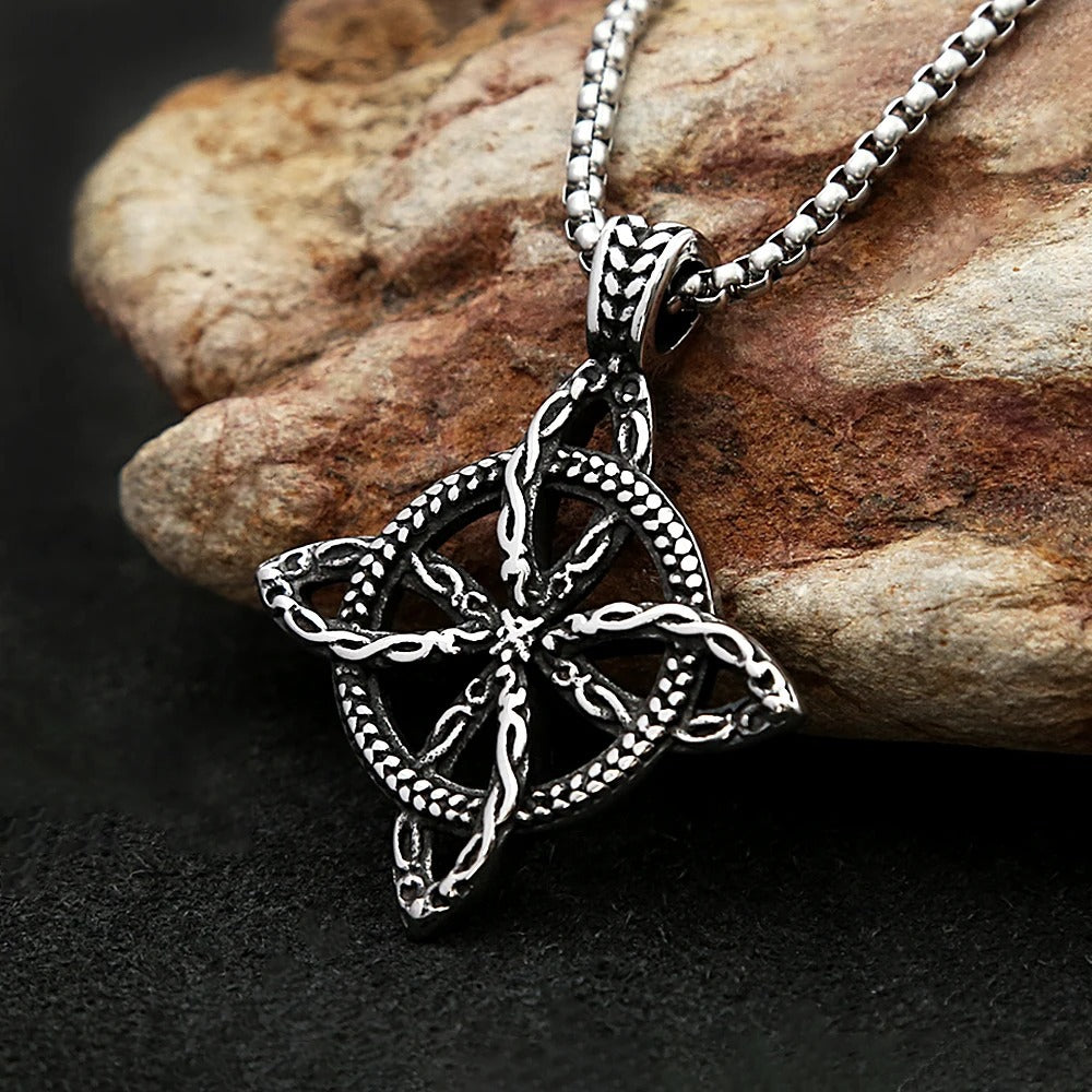 Vintage Viking Stainless Steel Men's Pendant Necklace